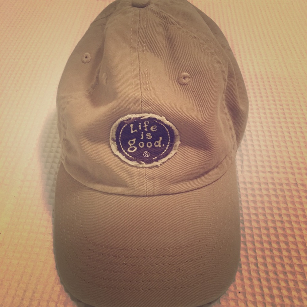 NEW Life Is Good Tan cap
